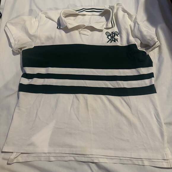 Polo Ralph Lauren Other - Polo Ralph Lauren Cricket Club Vintage Academia Preppy Striped Polo Shirt-XL